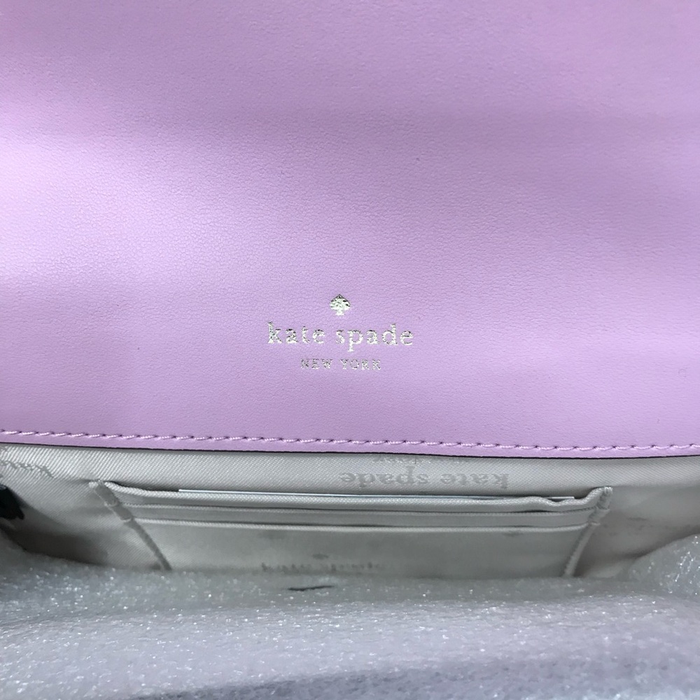 Kate Spade Kenzie Boxed Medium Flap Wristlet in Quartz Pink NIB - Picture 6 of 8